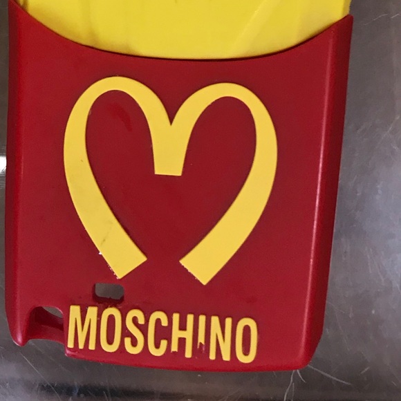 MOSCHINO Fries Silicon Samsung Phone Case Authent - Picture 8 of 9